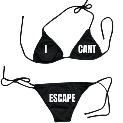 I CANT ESCAPE-BLACK BIKINI SET